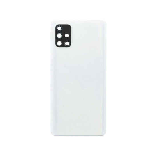 Back Cover+Camera Lens Samsung Galaxy A71/A715 White